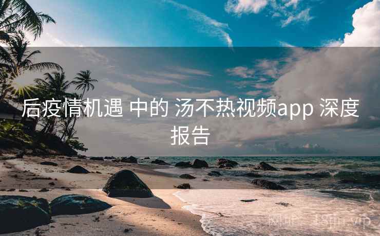 后疫情机遇 中的 汤不热视频app 深度报告 第1张 后疫情机遇 中的 汤不热视频app 深度报告 第1张