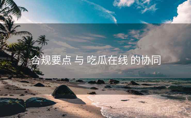 合规要点 与 吃瓜在线 的协同  第2张